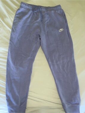 Nike  Purple Fleece Jogger Pants